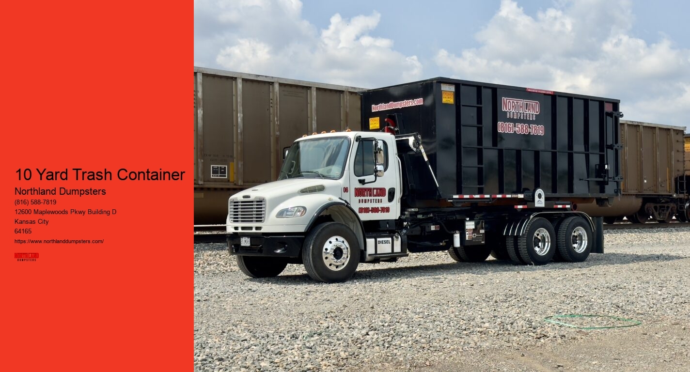 10 Yard Trash Container